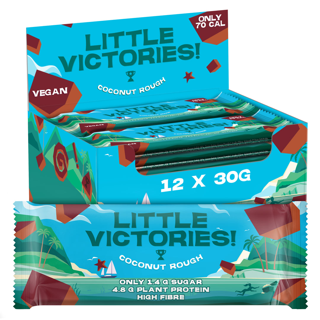 Coconut Vegan Low Calorie No Sugar High Protein High Fibre Chocolate Box