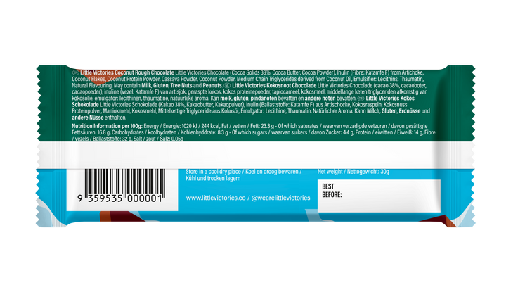 Little Victories Coconut Rough Vegan Chocolate Bar