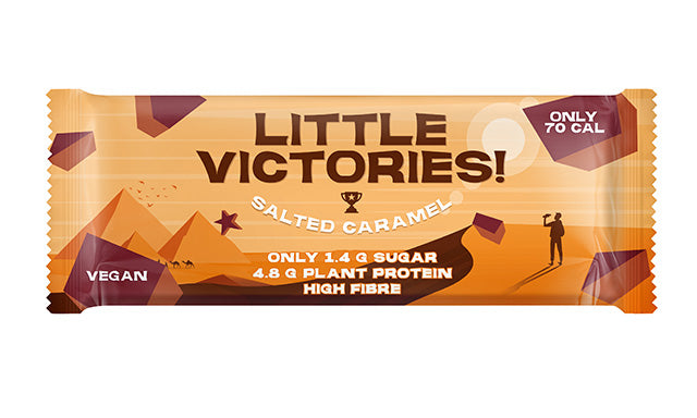 Salted Caramel Vegan Low Calorie No Sugar High Protein High Fibre Chocolate Bar